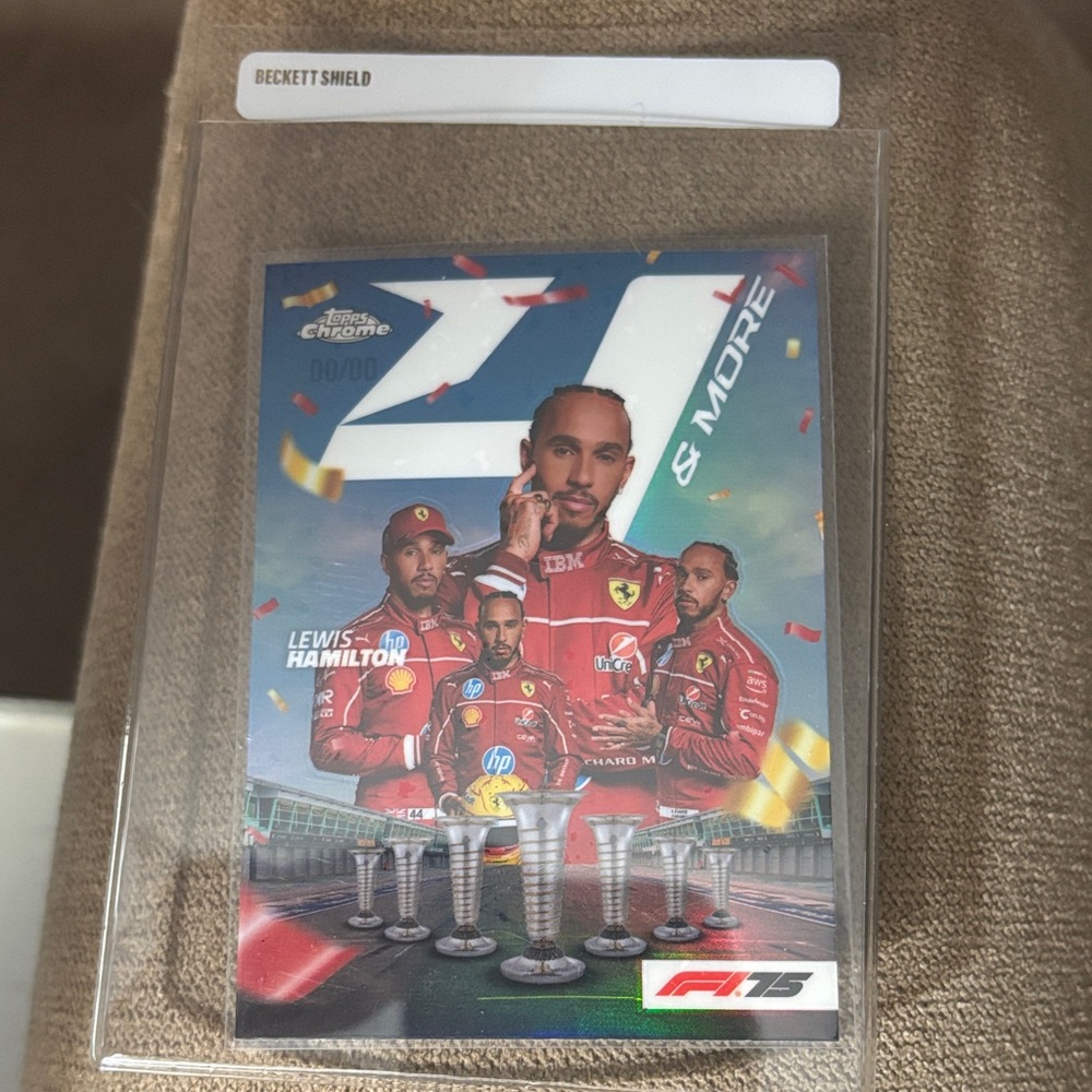 Lewis Hamilton F1 Trading Card 2025 Topps chrome 4 and more Lewis Hamilton #4N-2